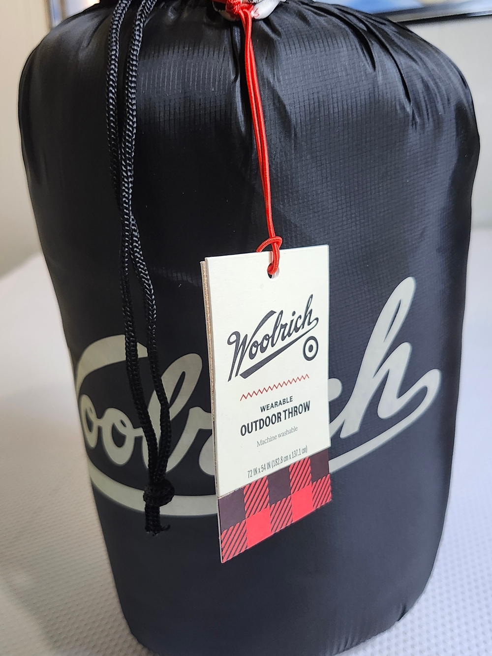 Woolrich Black Wearable Outdoor Throw